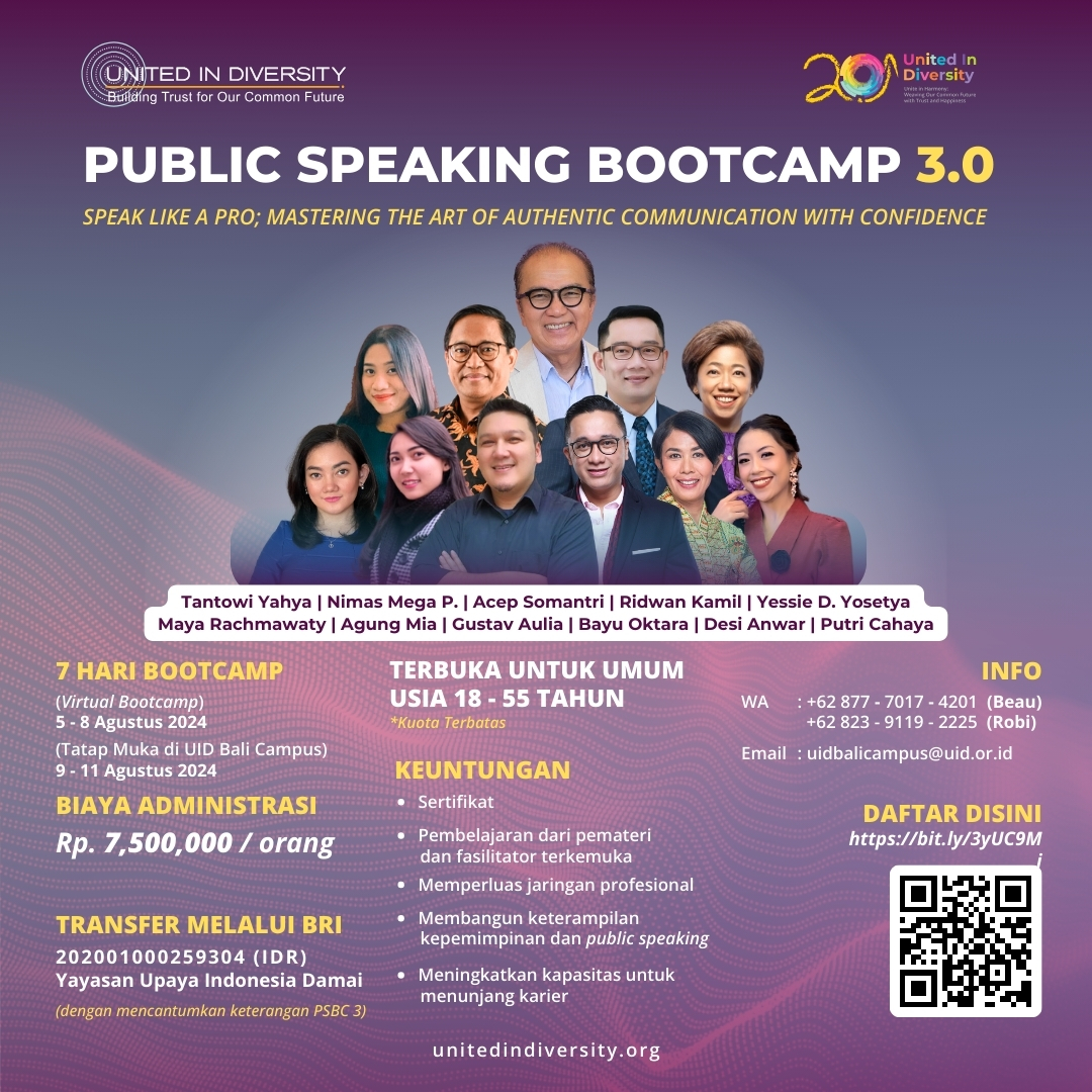 UID Public Speaking Boot Camp 3.0